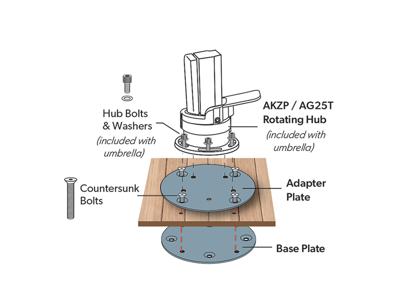 Wood Mount Kit
