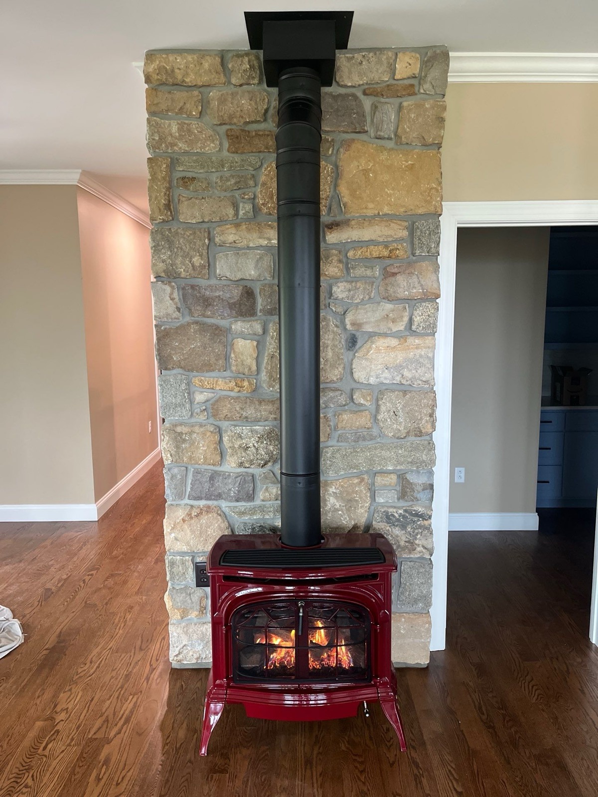 Vermont Castings gas stove · direct vent