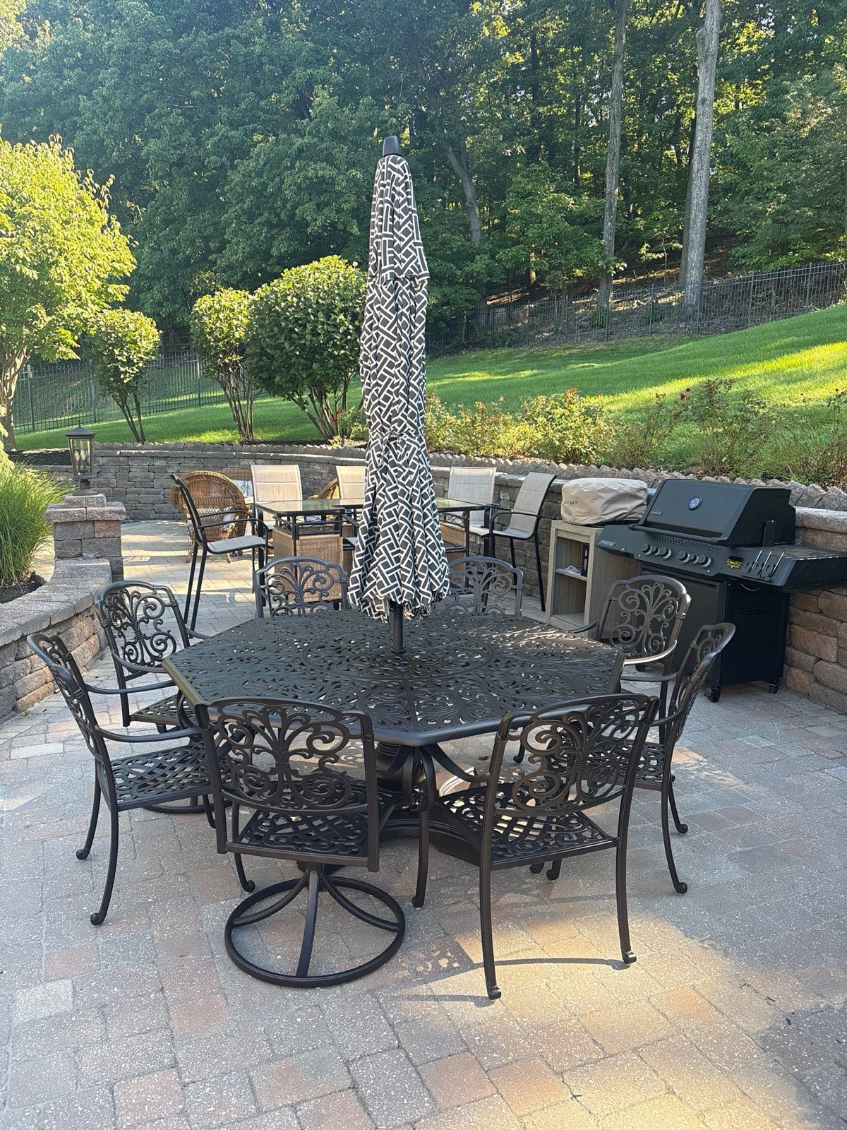 Hanamint Dining Set & Napoleon Grill