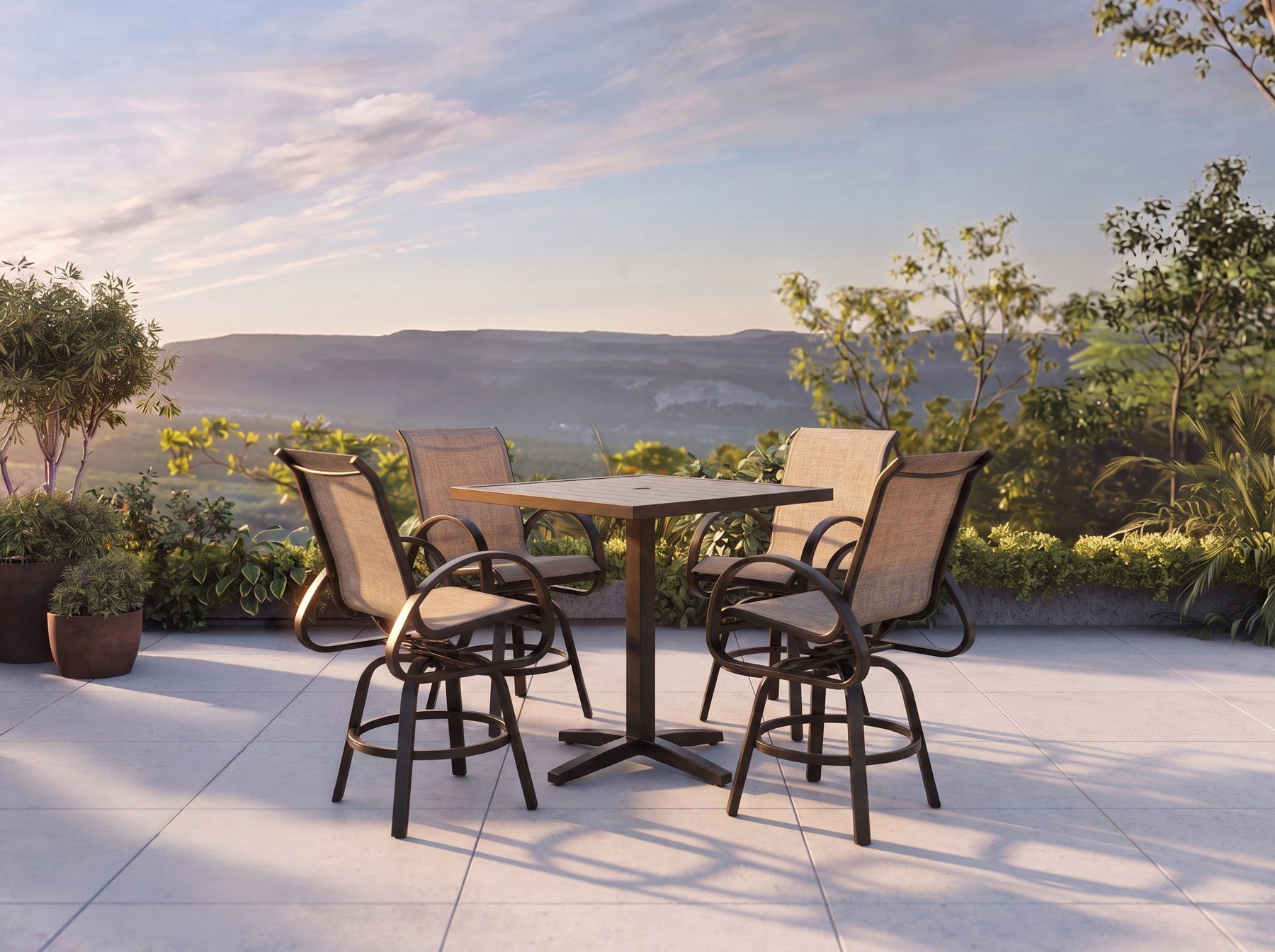 Aruba 5-Piece Counter Set