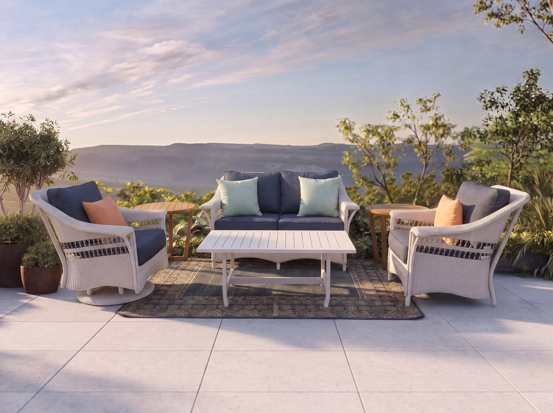 Nantucket 3-Piece Loveseat Set