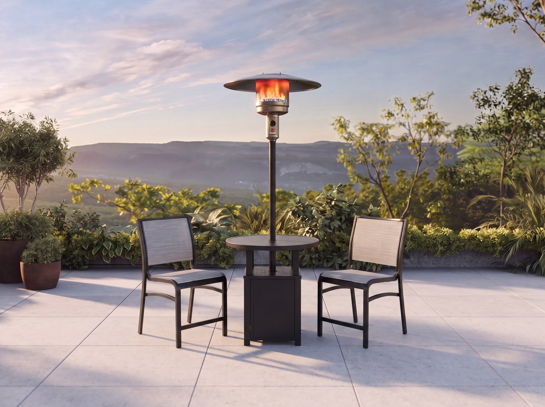 Propane Heater Table