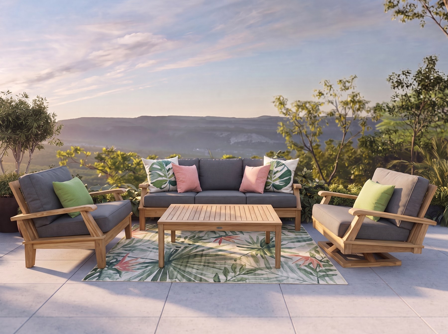 Miami 3-Piece Sofa Set
