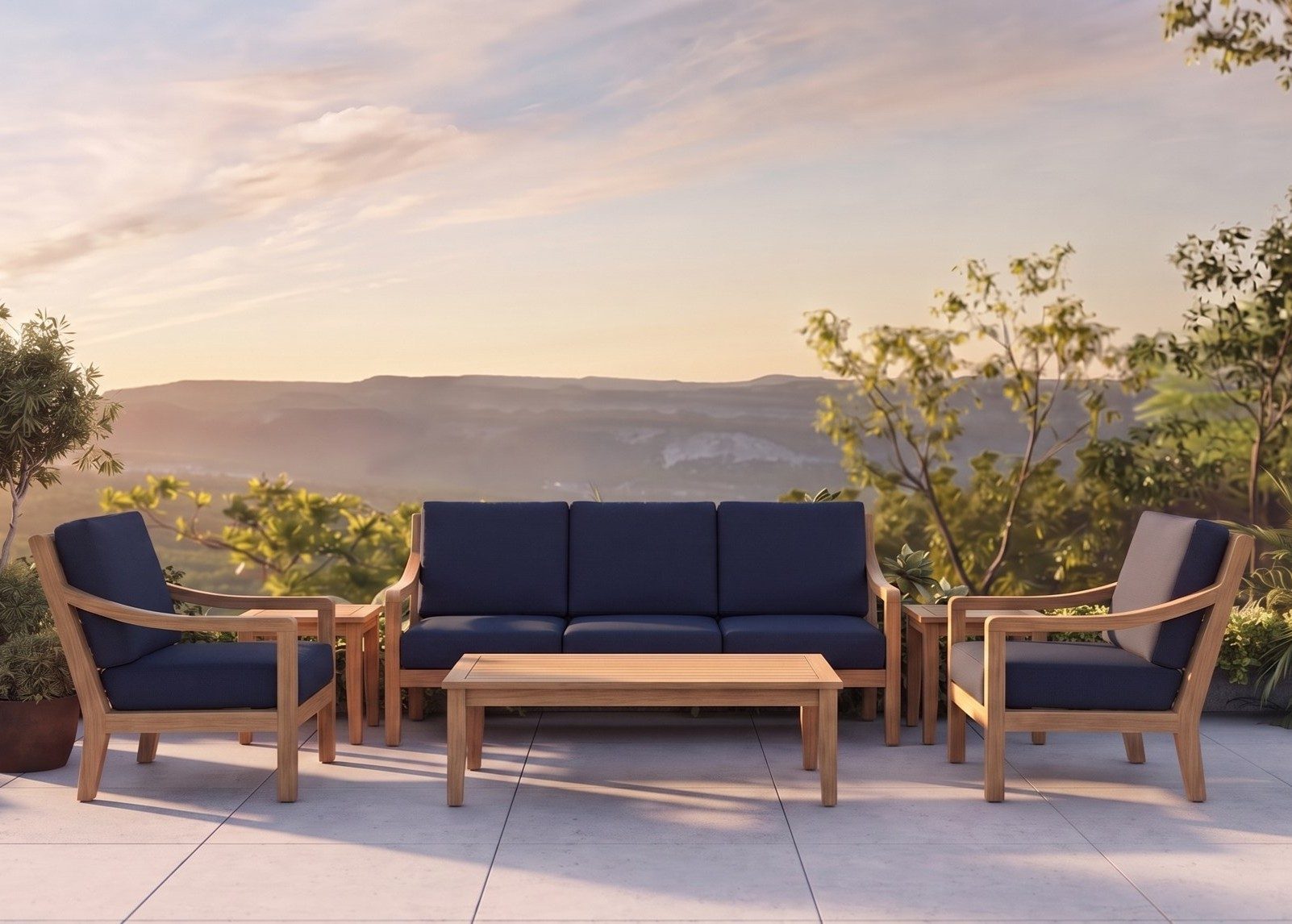 Solemo 3-Piece Heated Seating Set