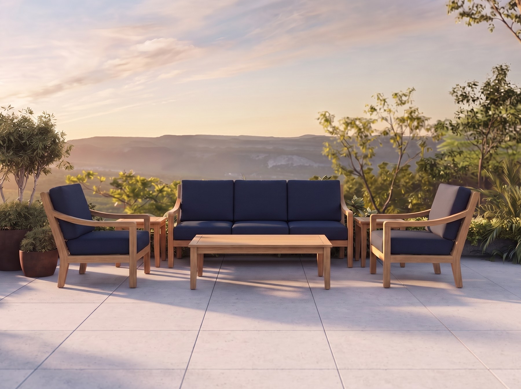 Solemo 3-Piece Heated Seating Set