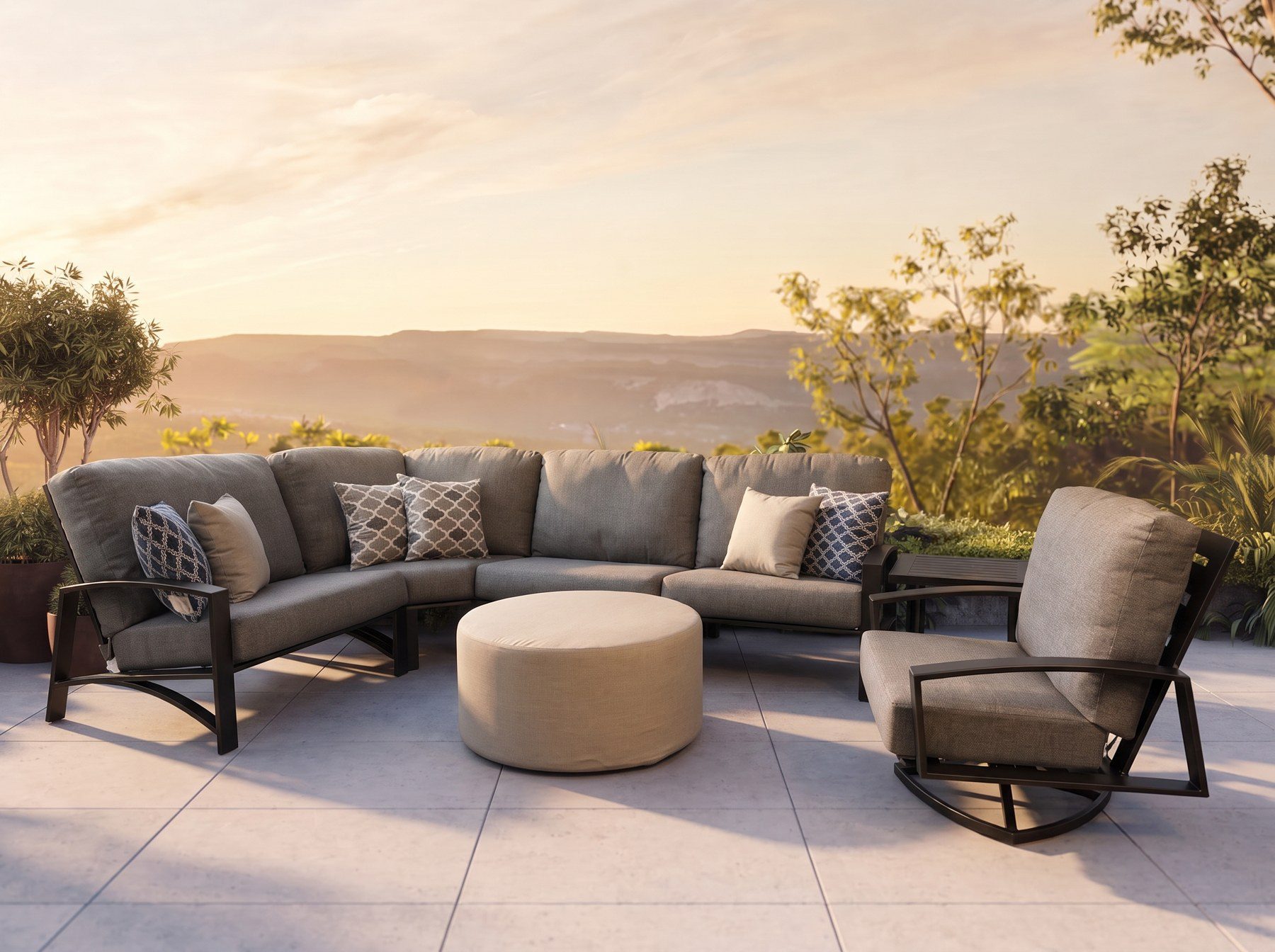 Arc Sectional 5-Piece Set