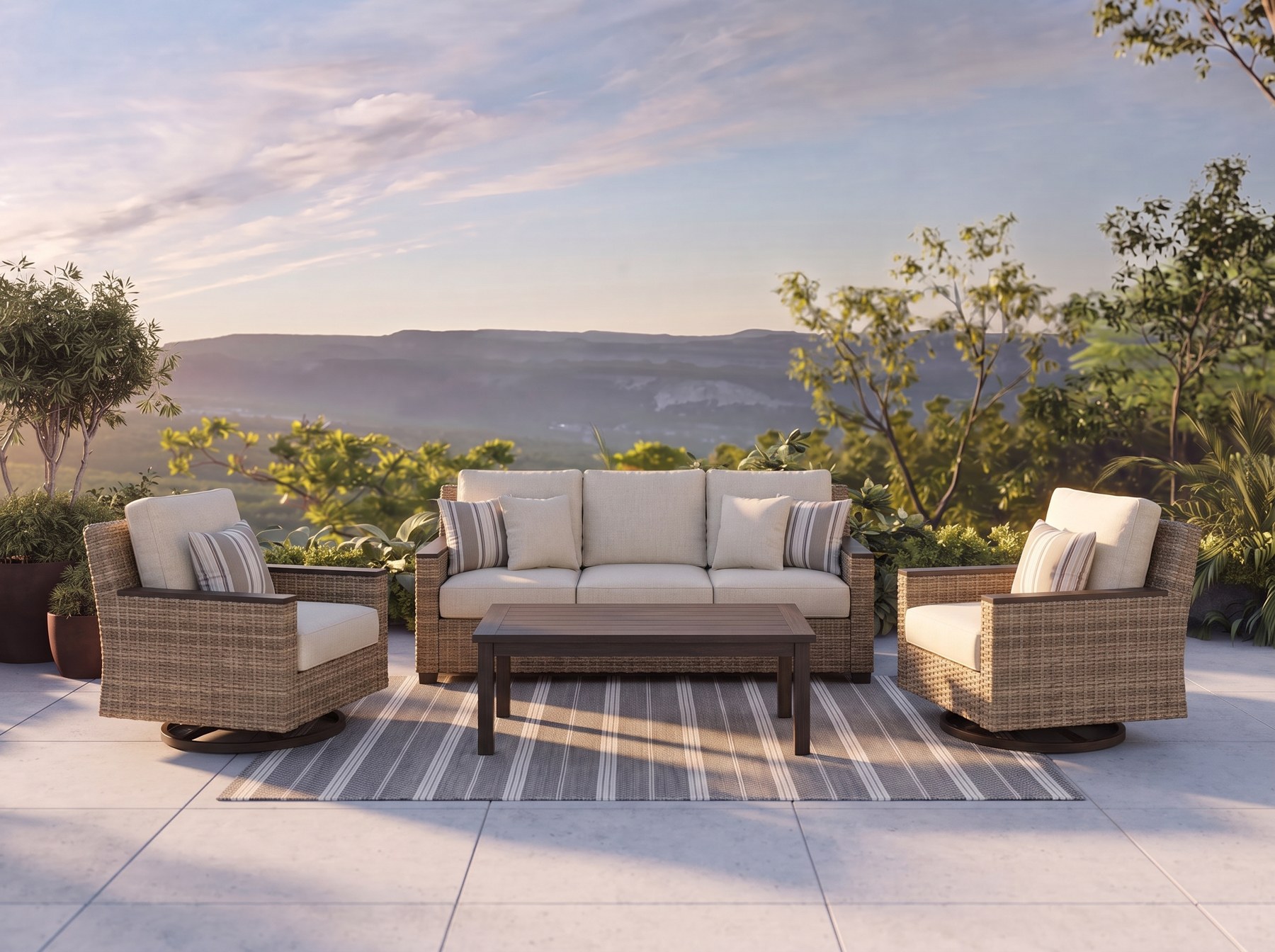 Bassettere 3-Piece Sofa Set