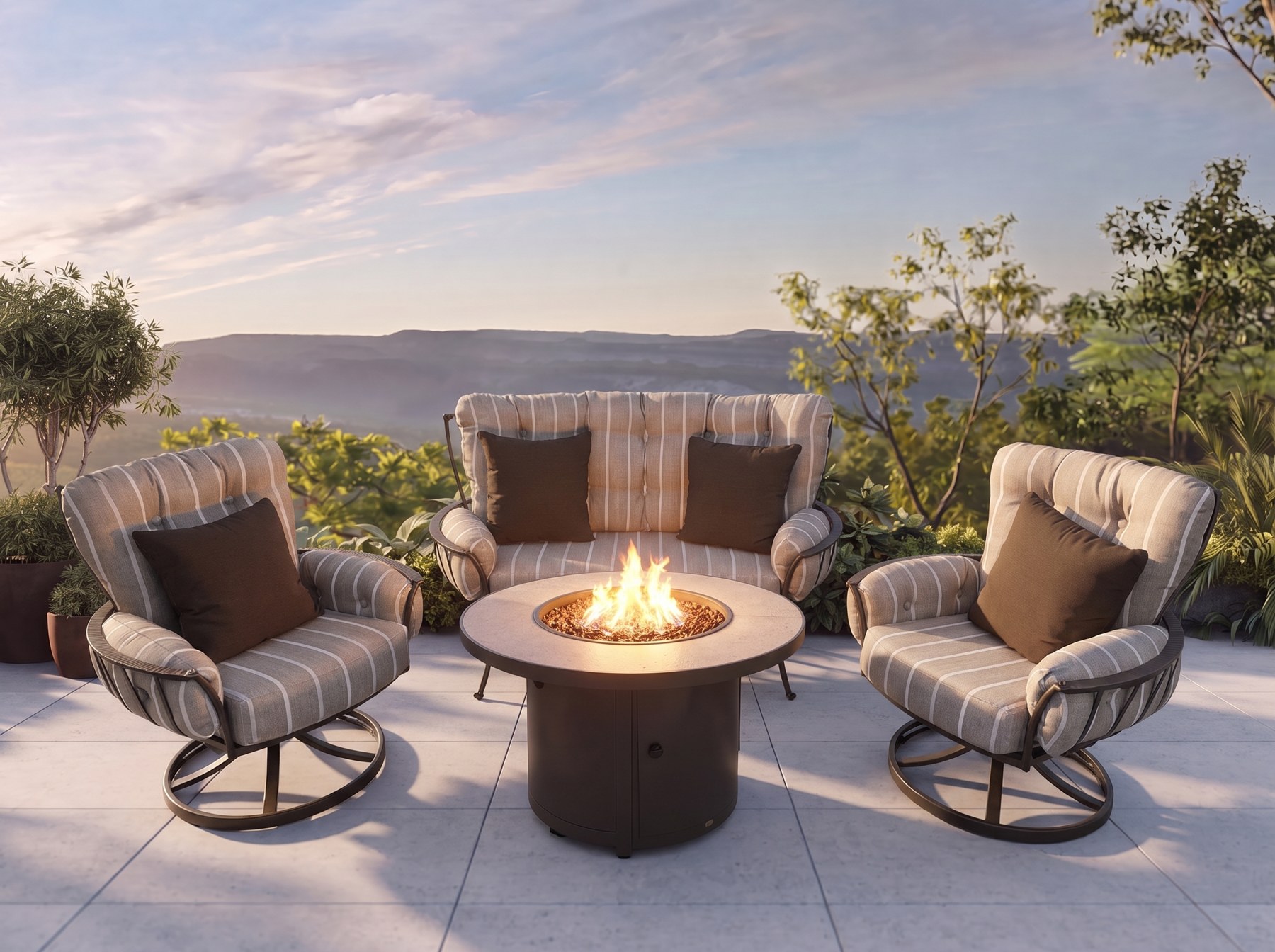 Monterra 3-Piece Urban Scale Seating Set
