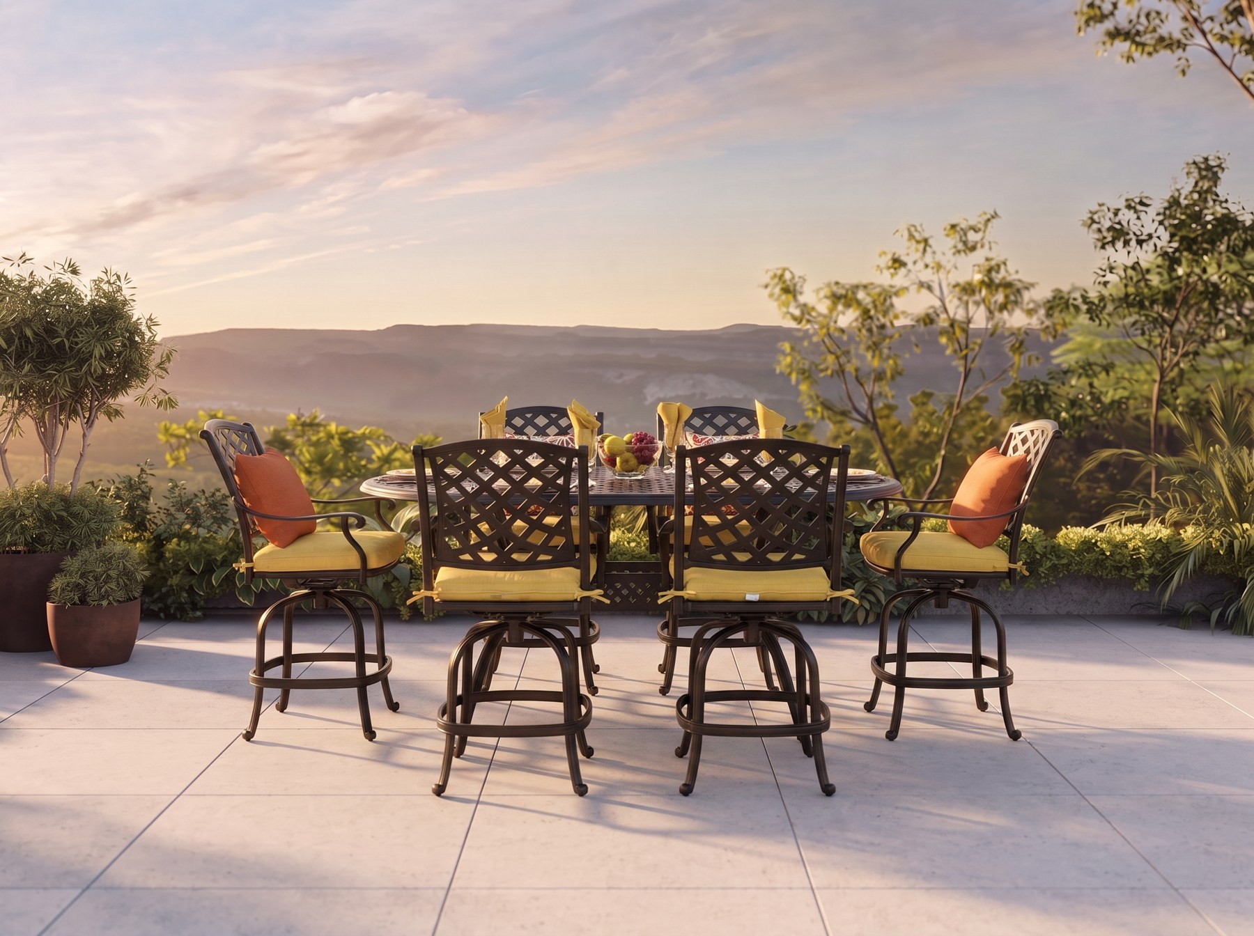 7-Piece Bombay Counter Set