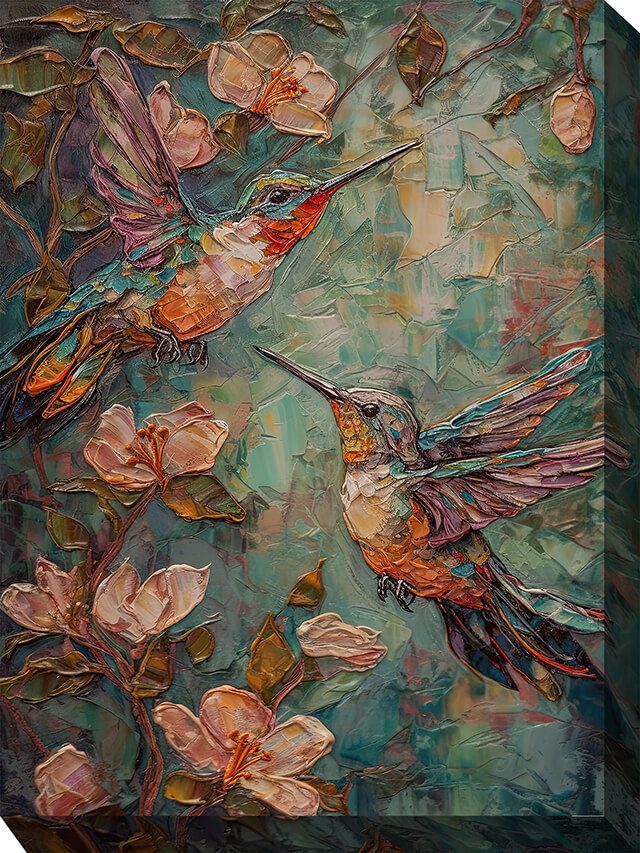 Regal Hummers Outdoor Canvas Art (30" x 40")