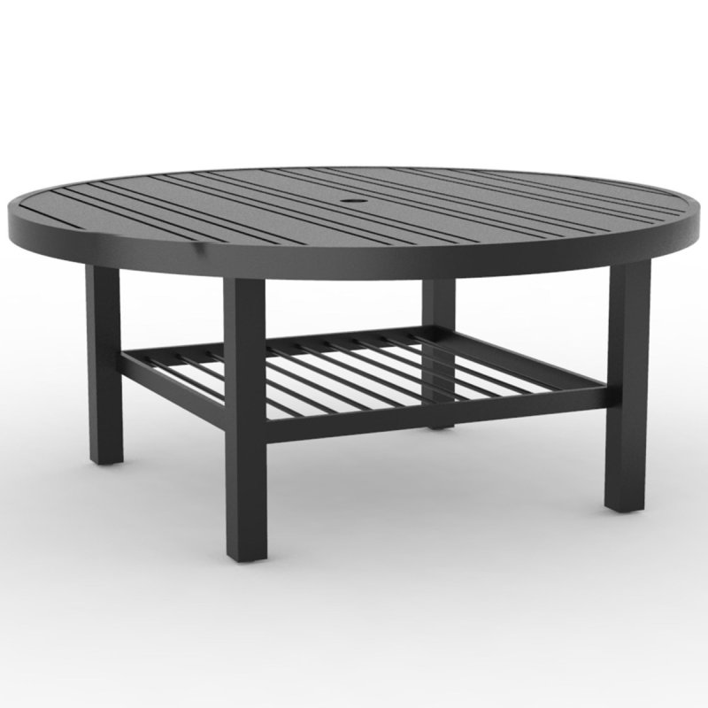 Tri-Slat Elite Round Umbrella Coffee Table