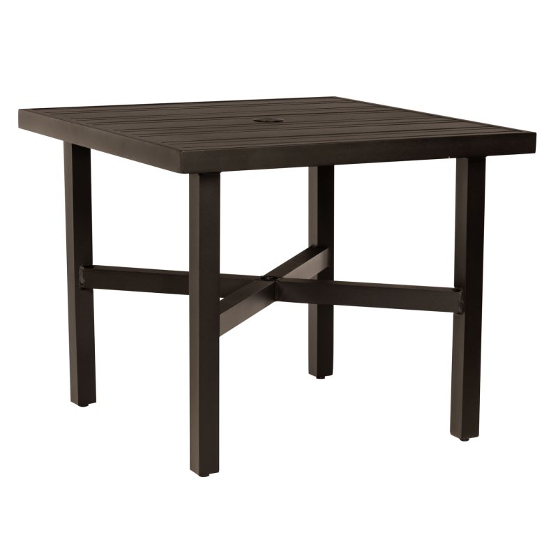 Tri-Slat Elite Square Bistro Umbrella Table