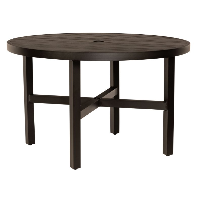Tri-Slat Elite Round Dining Umbrella Table