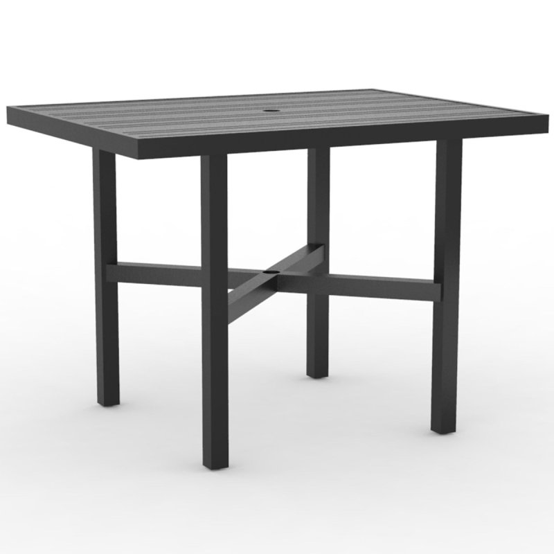 Tri-Slat Elite Rectangular Counter Height Table