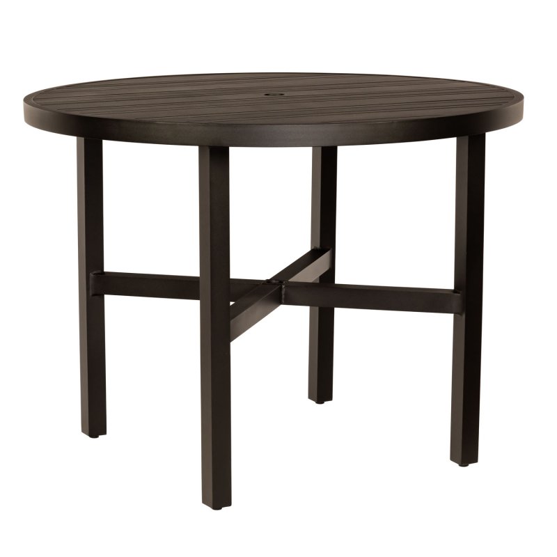 Tri-Slat Elite Round Counter Height Umbrella Table