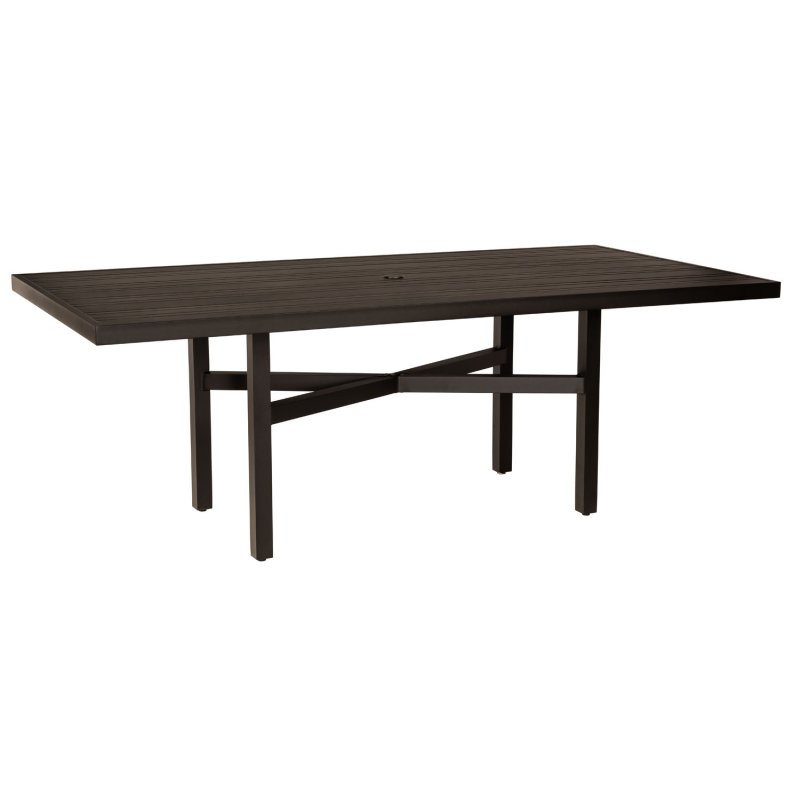 Tri-Slat Elite Rectangular Dining Umbrella Table