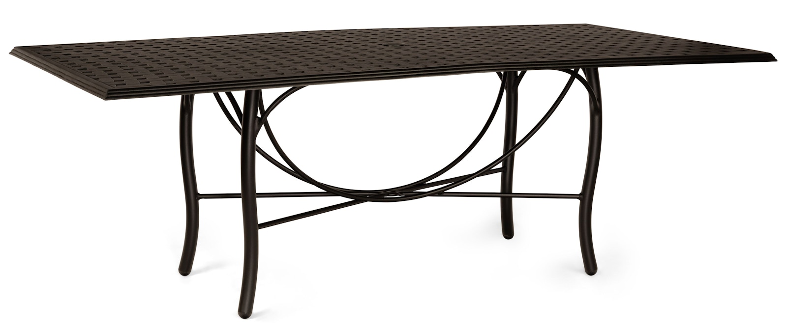 Thatch Tables Rectangular Dining Umbrella Table