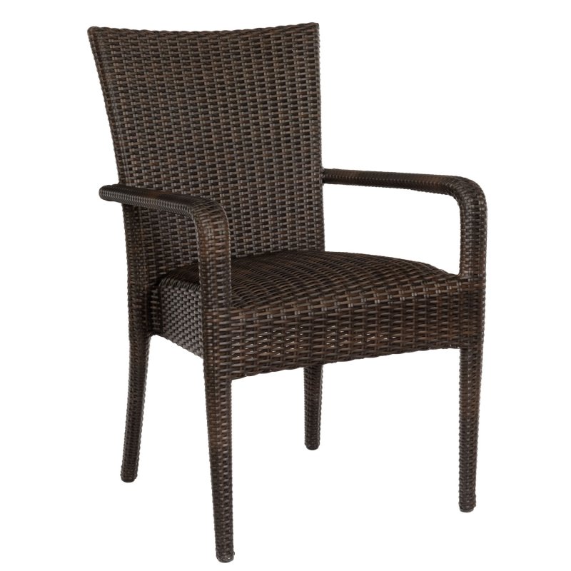 Et Cetera Padded Seat Dining Arm Chair