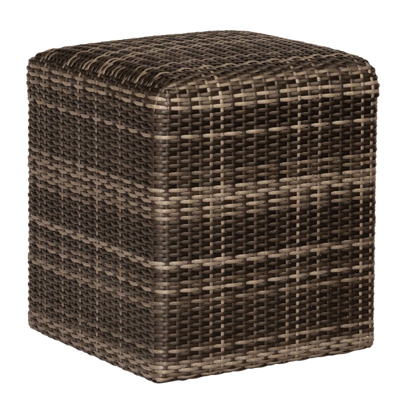 Reticulated Cube in Charcoal Gray