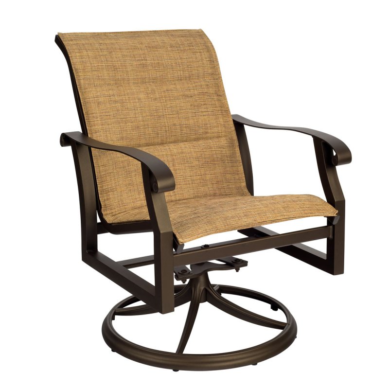Cortland Padded Sling Swivel Rocker