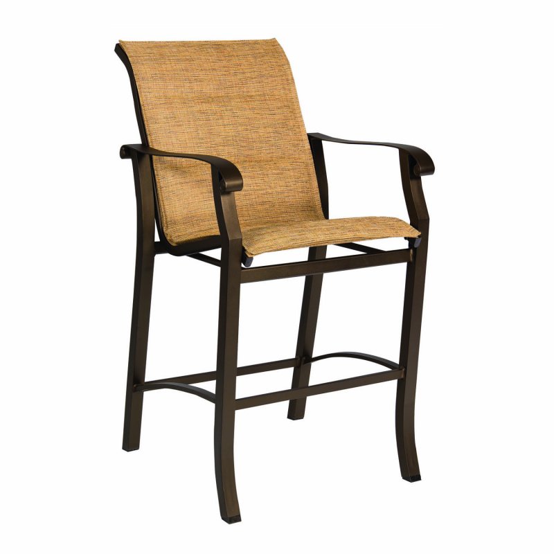 Cortland Padded Sling Stationary Bar Stool