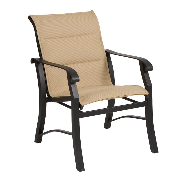 Cortland Padded Sling Dining Arm Chair